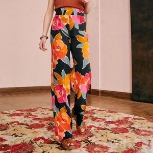 Sezane Baptisto Trousers in Flower Ink